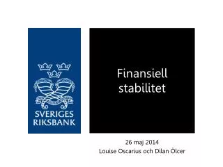 finansiell stabilitet
