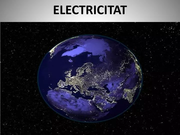 electricitat