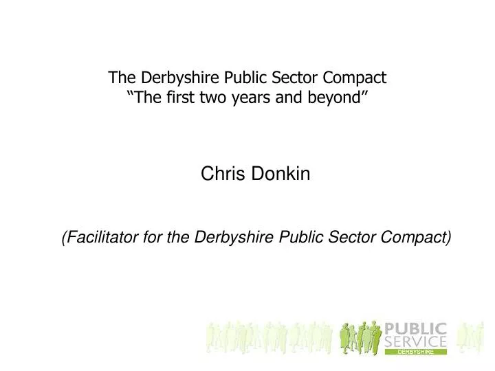 the derbyshire public sector compact the first two years and beyond