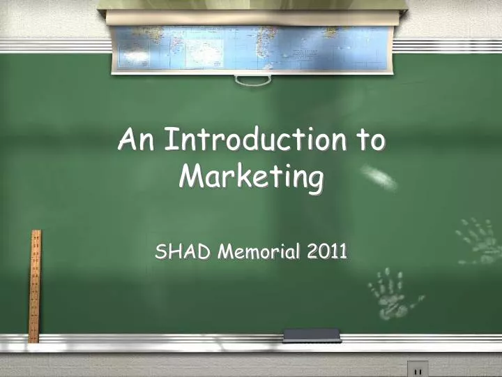 an introduction to marketing