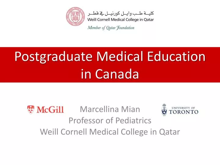 postgraduate medical education in canada