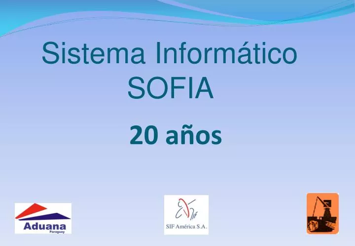 sistema inform tico sofia