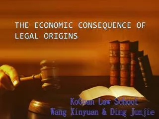 KoGuan Law School Wang Xinyuan &amp; Ding Junjie