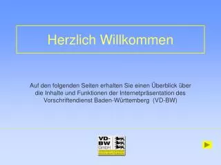 herzlich willkommen