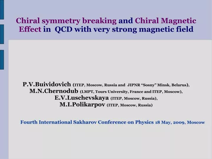chiral symmetry breaking and chiral magnetic effect in qcd with very strong magnetic field