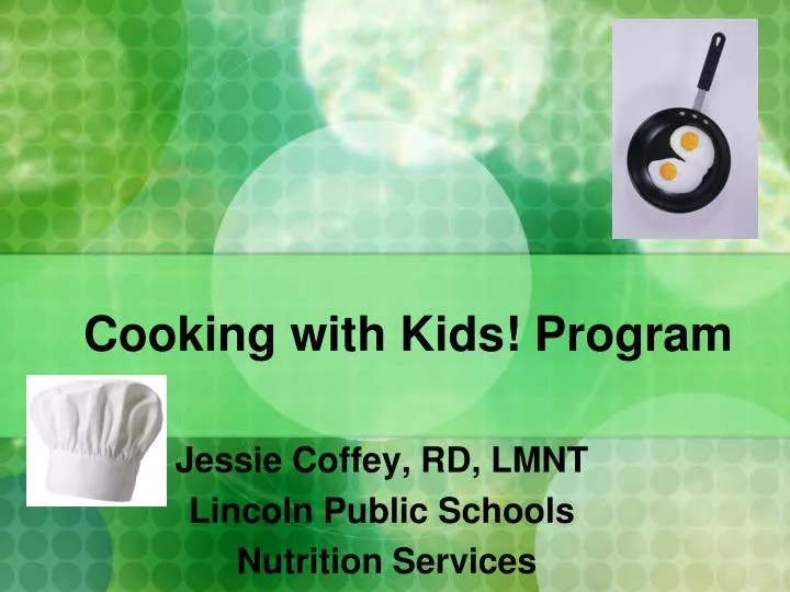 cooking with kids program