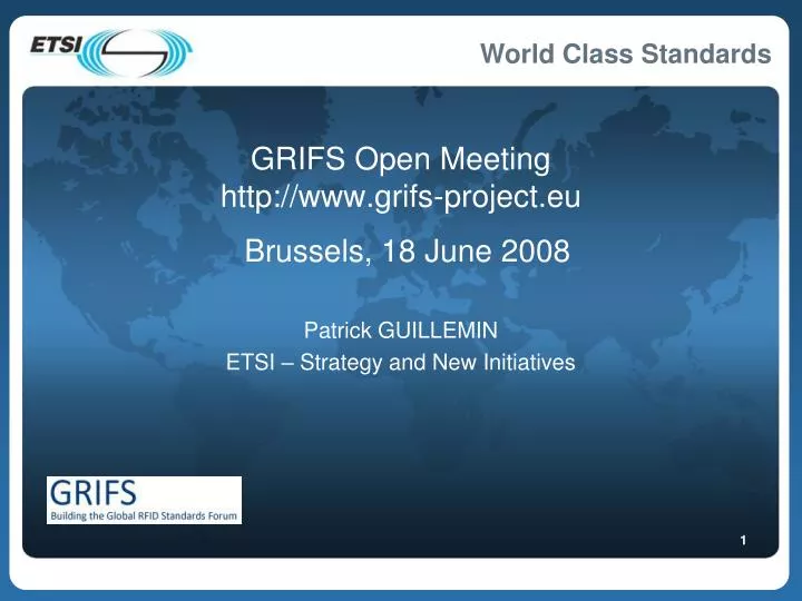 grifs open meeting http www grifs project eu brussels 18 june 2008
