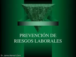 prevenci n de riesgos laborales