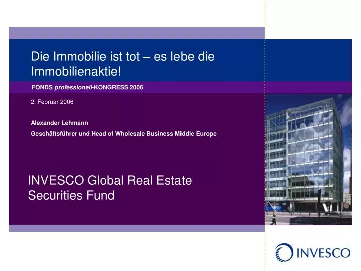 die immobilie ist tot es lebe die immobilienaktie