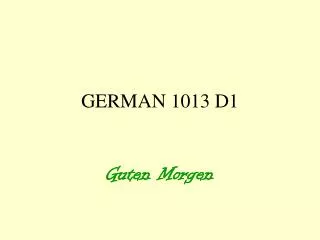 german 1013 d1