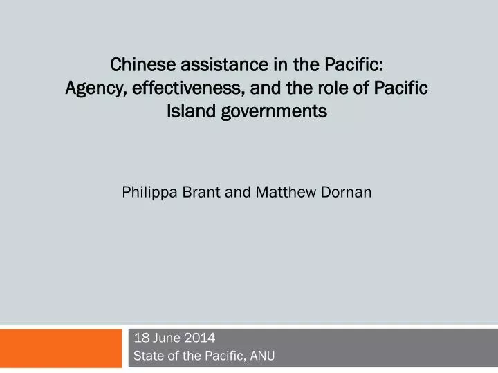 18 june 2014 state of the pacific anu
