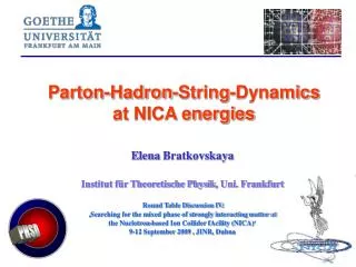 Parton-Hadron-String-Dynamics at NICA energies