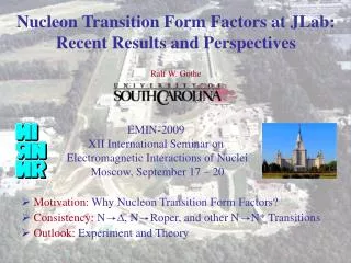 Nucleon Transition Form Factors at JLab: Recent Results and Perspectives