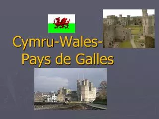 Cymru -Wales- Le Pays de Galles