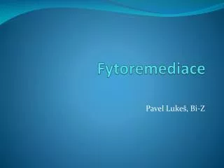 fytoremediace