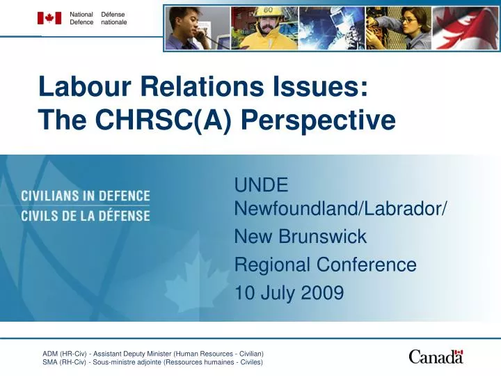 labour relations issues the chrsc a perspective