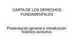 CARTA DE LOS DERECHOS FUNDAMENTALES - slide 1