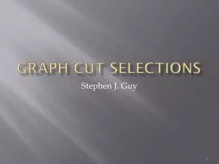 Graph Cut Selections