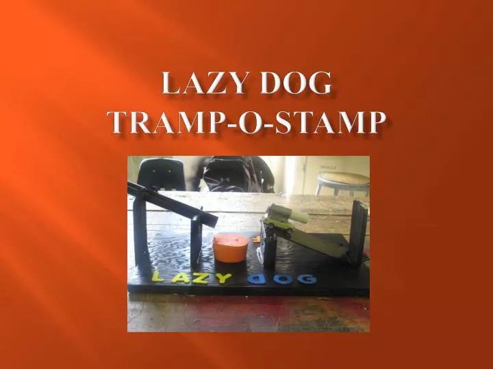 lazy dog tramp o stamp