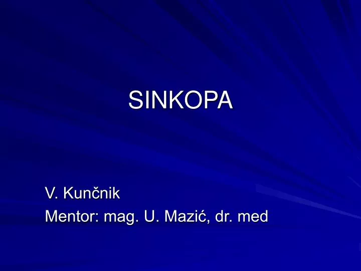 sinkopa