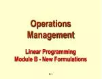 PPT - Operations Management Linear Programming Module B PowerPoint ...