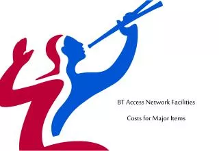 BT Access Network Facilities Costs for Major Items