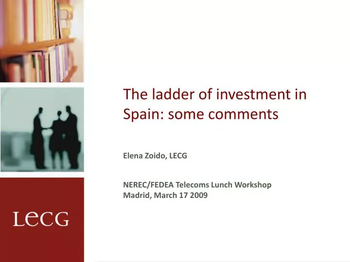 the ladder of investment in spain some comments