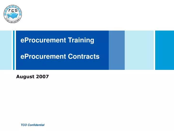 eprocurement training eprocurement contracts