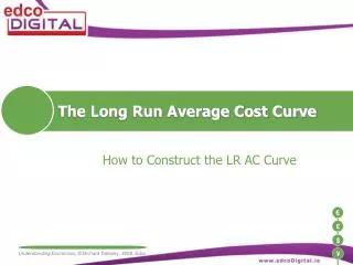 The Long Run Average Cost Curve