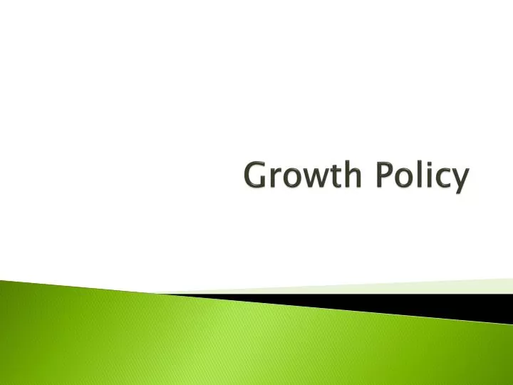 growth policy