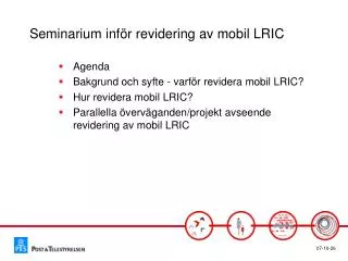 seminarium inf r revidering av mobil lric