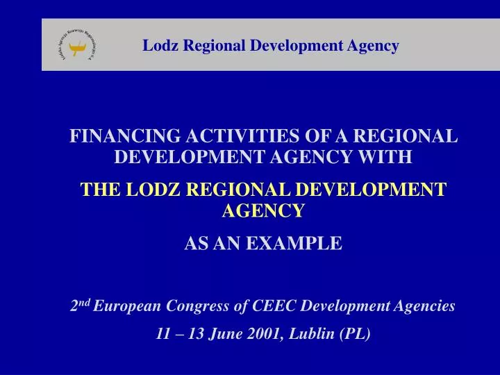 lodz regional development agency