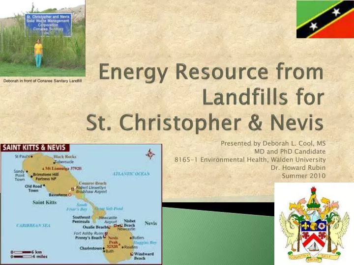 energy resource from landfills for st christopher nevis