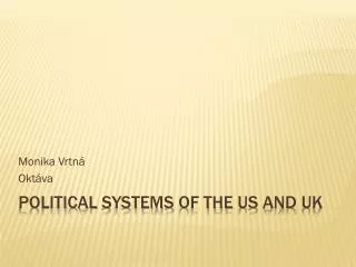 Political systems of the US and UK