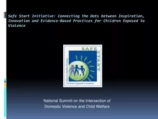 National Summit on the Intersection of Domestic Violence and Child Welfare