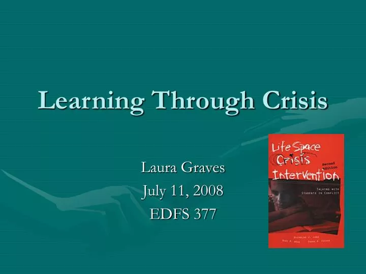 learning through crisis
