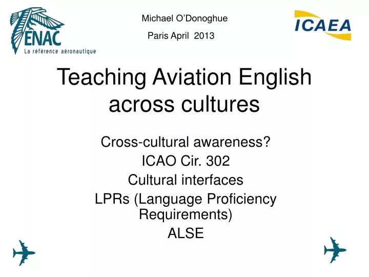 teaching aviation english across cultures