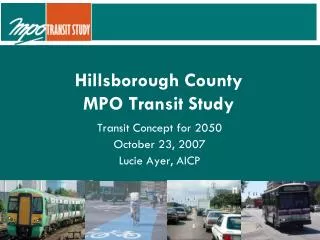 Hillsborough County MPO Transit Study