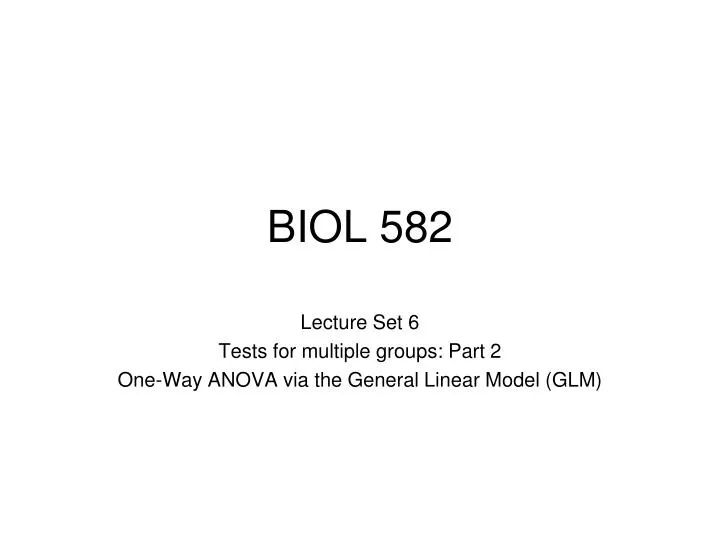 biol 582