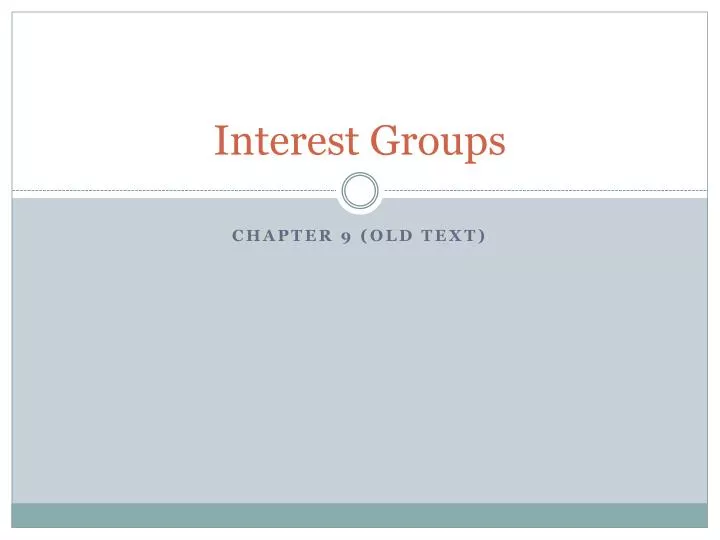 interest groups