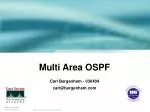 Multi Area OSPF - slide 1