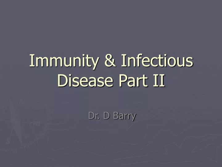 immunity infectious disease part ii