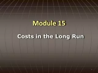 Module 15