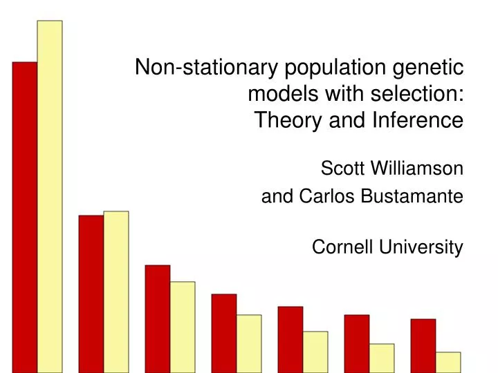 non stationary population genetic models with selection theory and inference