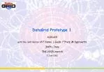 Advancements in DataGrid for High Energy Physics and Virtual Organizations - slide 1