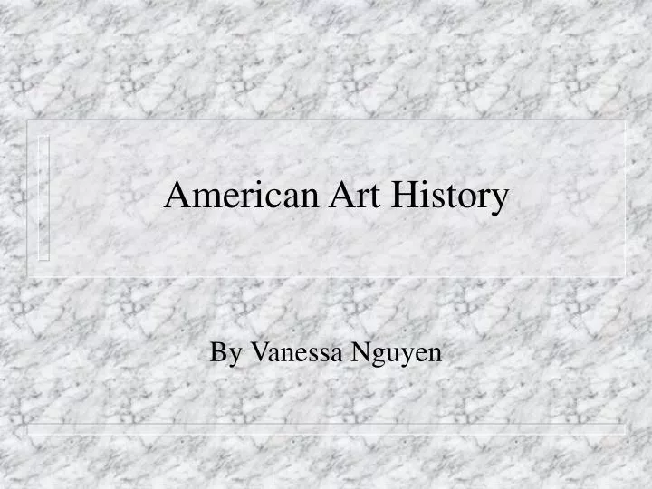 american art history