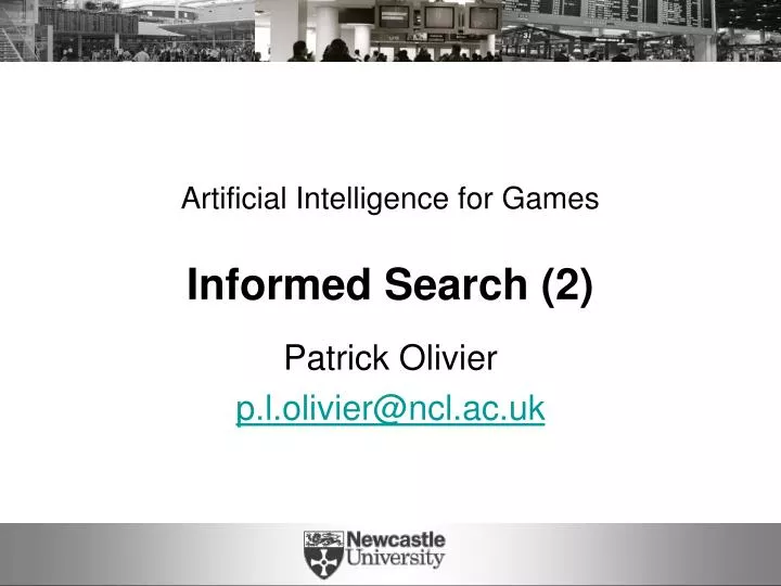 artificial intelligence for games informed search 2