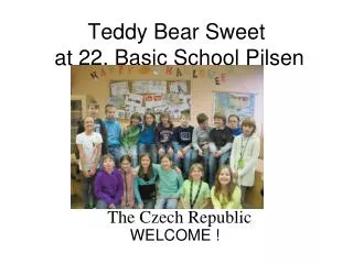 Teddy Bear Sweet at 22. Basic School Pilsen
