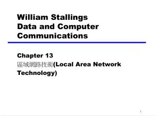 william stallings data and computer communications