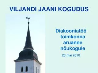 viljandi jaani kogudus